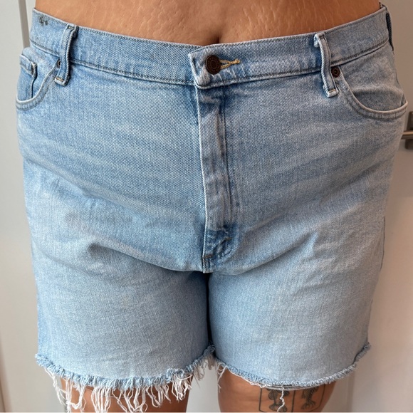 Wrangler Men’s Light Blue Jean Shorts - Picture 1 of 4